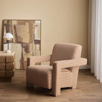 Atelier Armchair Terracotta Stripe