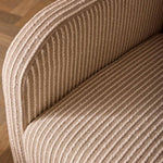 Margot Armchair Natural/White Stripe