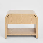 Mira Bedside Light Oak 1 Drawer