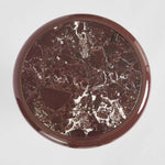 Nobo Side Table Matt Red Vein Marble/High Gloss