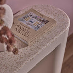 Sable Console - Terrazzo Stone/High Gloss