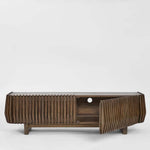 Bow Entertainment Unit Dark Walnut