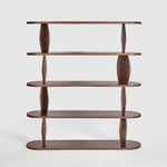 Pebble Shelf Dark Walnut