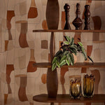 Pebble Shelf Dark Walnut