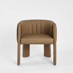 Clara Dining Chair with Arms Tan