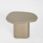 Plinth Coffee Table Brushed Nickel