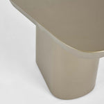 Plinth Coffee Table Brushed Nickel
