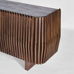 Bow 2 Door Buffet Dark Walnut