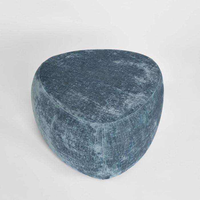 Pebble Ottoman Medium Blue