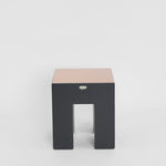 Vitreous Mirror Bedside 1 Drawer Copper