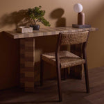 Axis Console Oak & Walnut