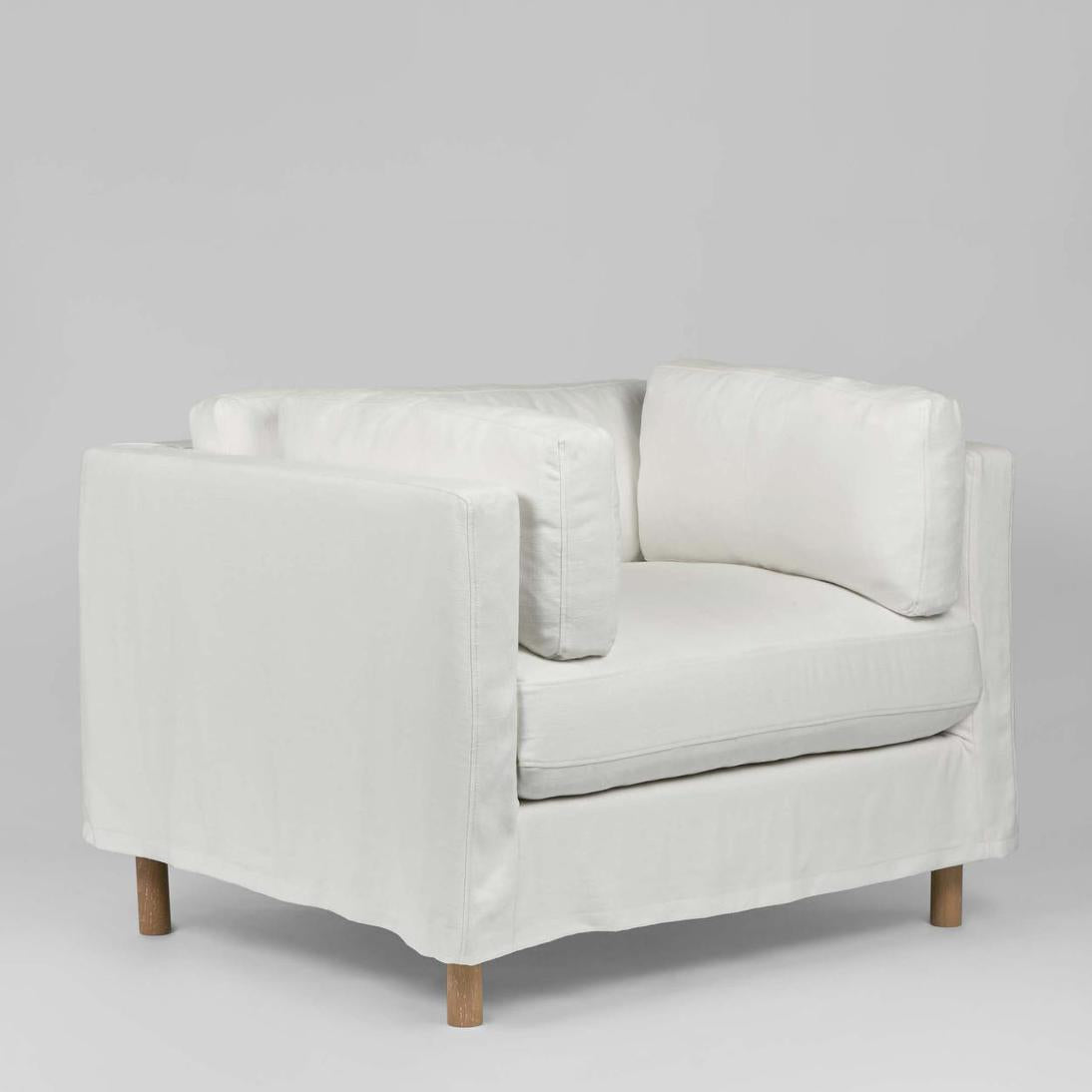Pamona Arm Chair White