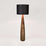 Samson Wood Floor Lamp Base Saddle- Base Only
