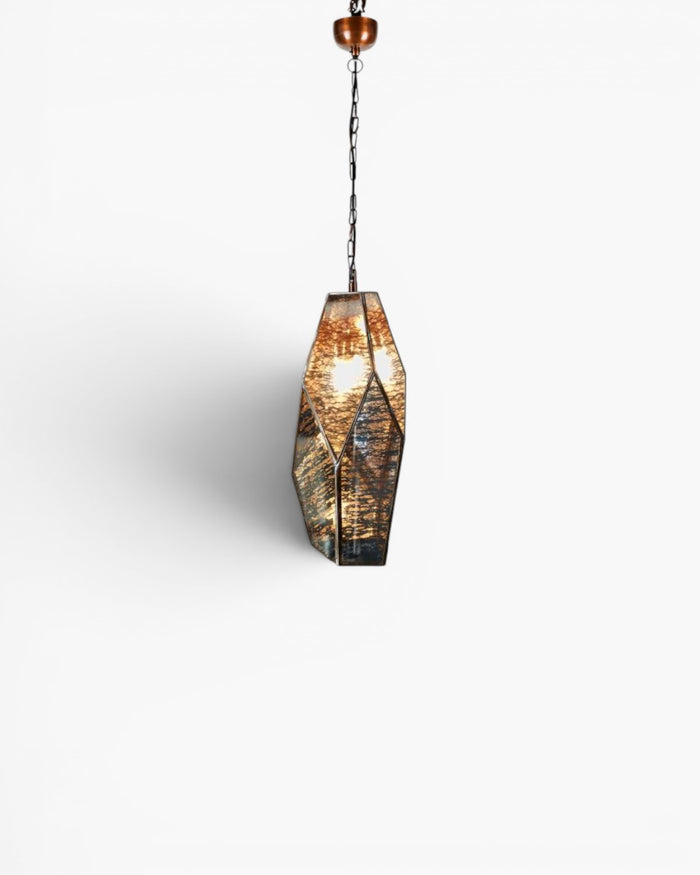 Marble Hall Ceiling Pendant Brass