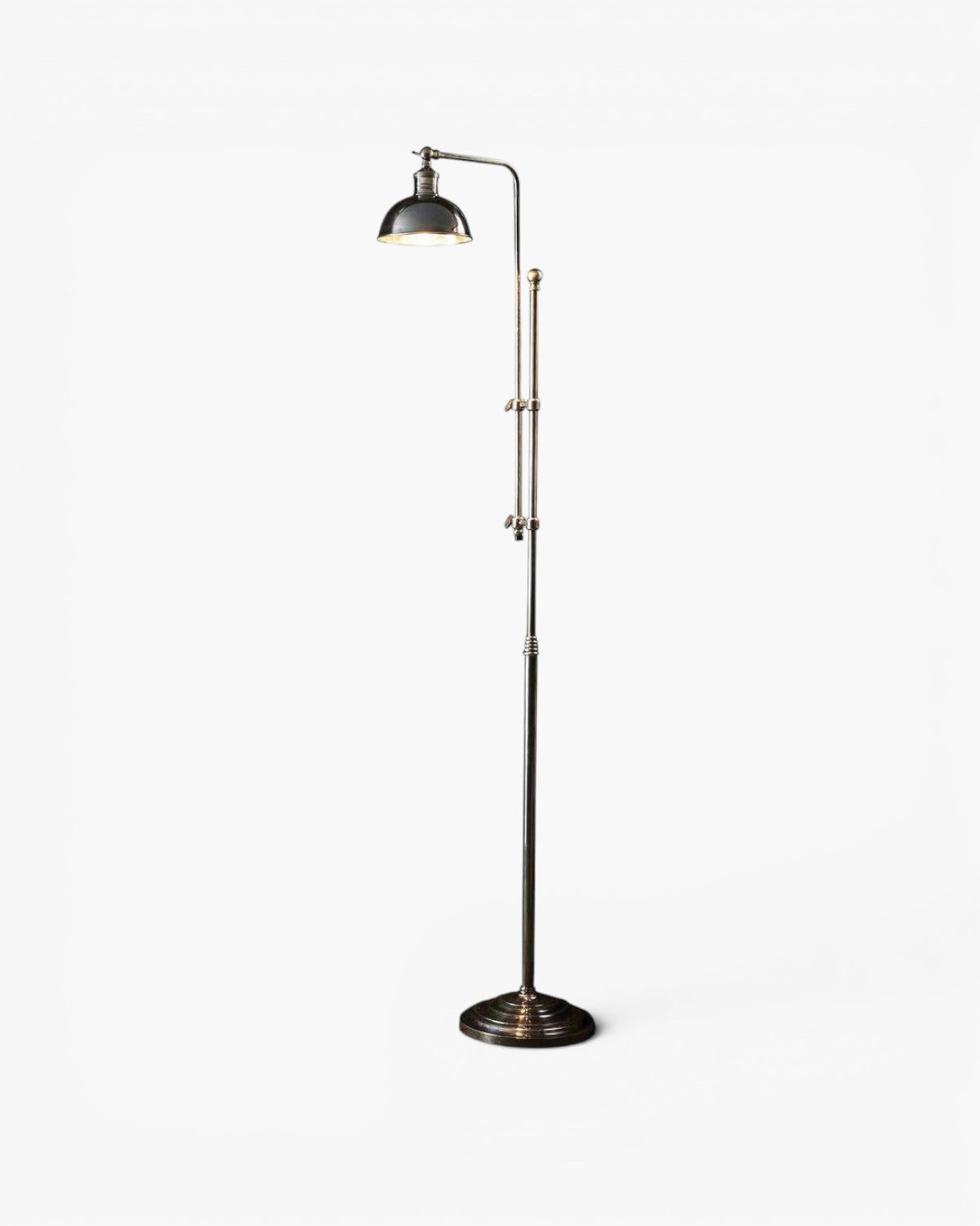 Michigan Floor Lamp Antique Silver