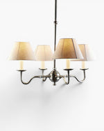 Milton Chandelier Antique Silver