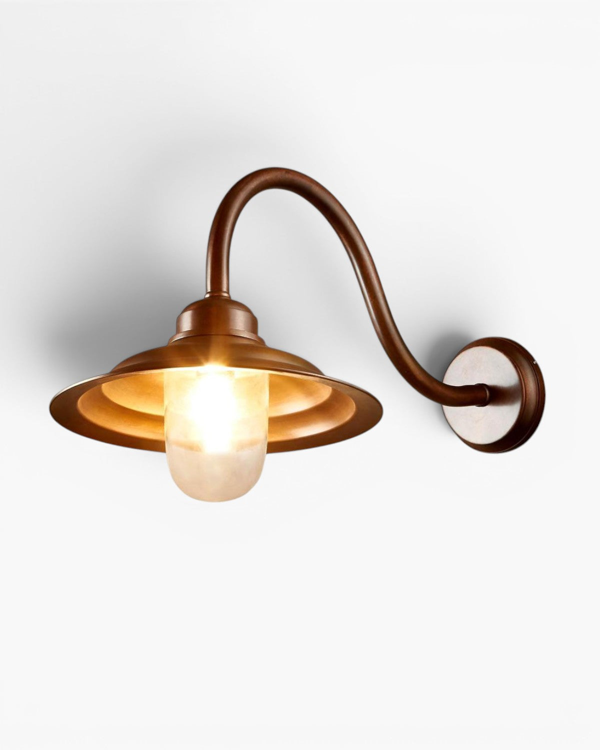 Monteray Outdoor Wall Light Dark Brass
