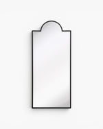 Montgomery Outdoor Iron Mirror Black
