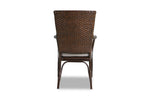 Amara Dining Chair with Arms Coffee Bean