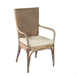 Amara Dining Chair with Arms Mud Grey