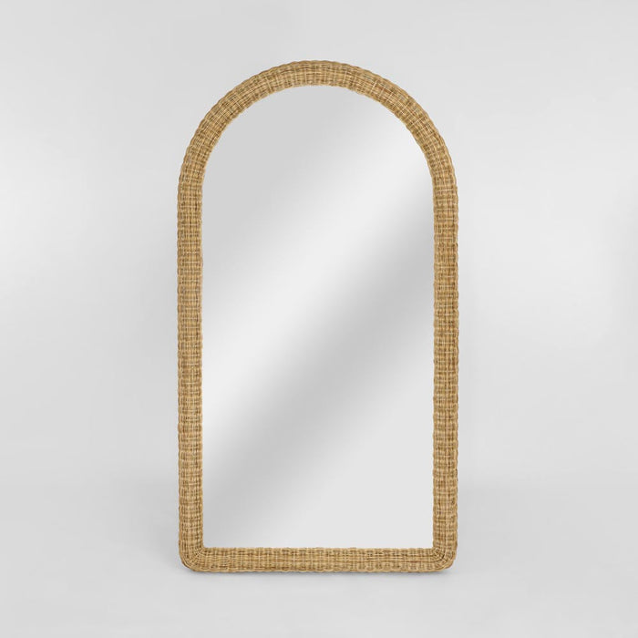 Long Island Mirror Arch Rattan