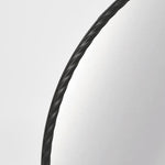 Palais Round Mirror Large Black