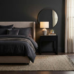 Palais Round Mirror Large Black