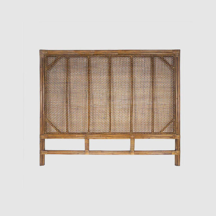 Cayman Rattan Hamptons Bedhead Queen
