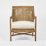 Havana Occasional ArmChair Rattan Cream Cushion