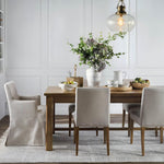 Balmoral Extendable Hamptons Oakwood Dining Table 210cm - 310cm