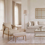 Asteria Oakwood Linen Armchair *