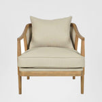 Asteria Oakwood Linen Armchair *