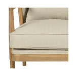 Asteria Oakwood Linen Armchair *