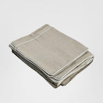 Slip Cover Only - Noosa Hamptons 1.5 Seat Sofa Natural W/White Piping