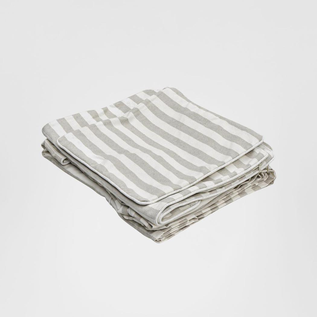 Slip Cover Only - Noosa Hamptons Armchair Natural Stripe