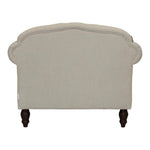 Vaucluse Buttoned Armchair Beige