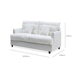 Byron 3 Seat Naked Sofa - Base & Cushion Inserts Only