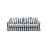Slip Cover Only - Byron Hamptons 2.5 Seat Sofa Blue Sky