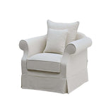 Slip Cover Only - Avalon Hamptons Armchair Ivory