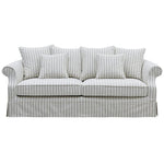 Slip Cover Only - Avalon Hamptons 3 Seat Sofa Stone Stripe