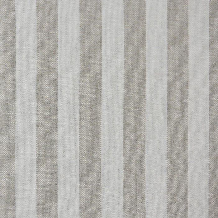 Slip Cover Only - Noosa Hamptons Snuggle Chair Natural Stripe With White Piping