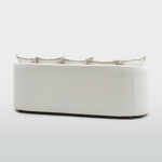 Clontarf Hamptons 3 Seat Sofa Ivory