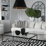 Clontarf Hamptons 3 Seat Sofa Ivory