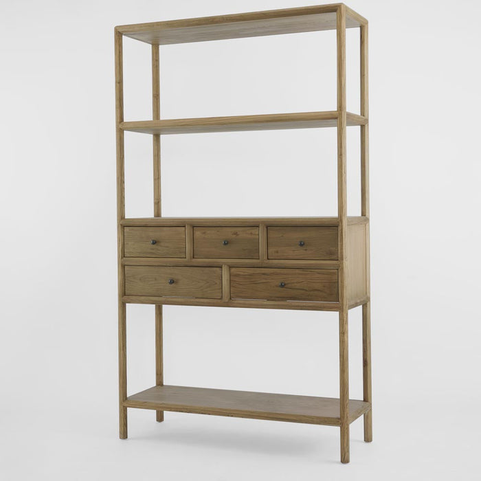 Cambridge 5 Drawer Shelf Elm Natural