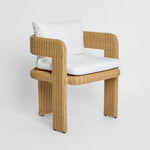 Cassius Outdoor Occasional Dining Chair Natural