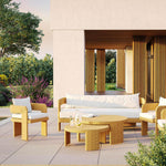 Cassius Outdoor Occasional Dining Chair Natural