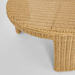 Cassius Outdoor Round Coffee Table Nest of 2 Natural