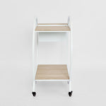 Ryder Bar Cart White Outdoor