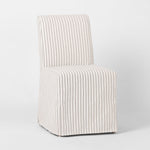 Slip Cover Only - Clifton Dining Chair Beige Stripe