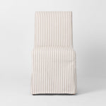 Slip Cover Only - Clifton Dining Chair Beige Stripe